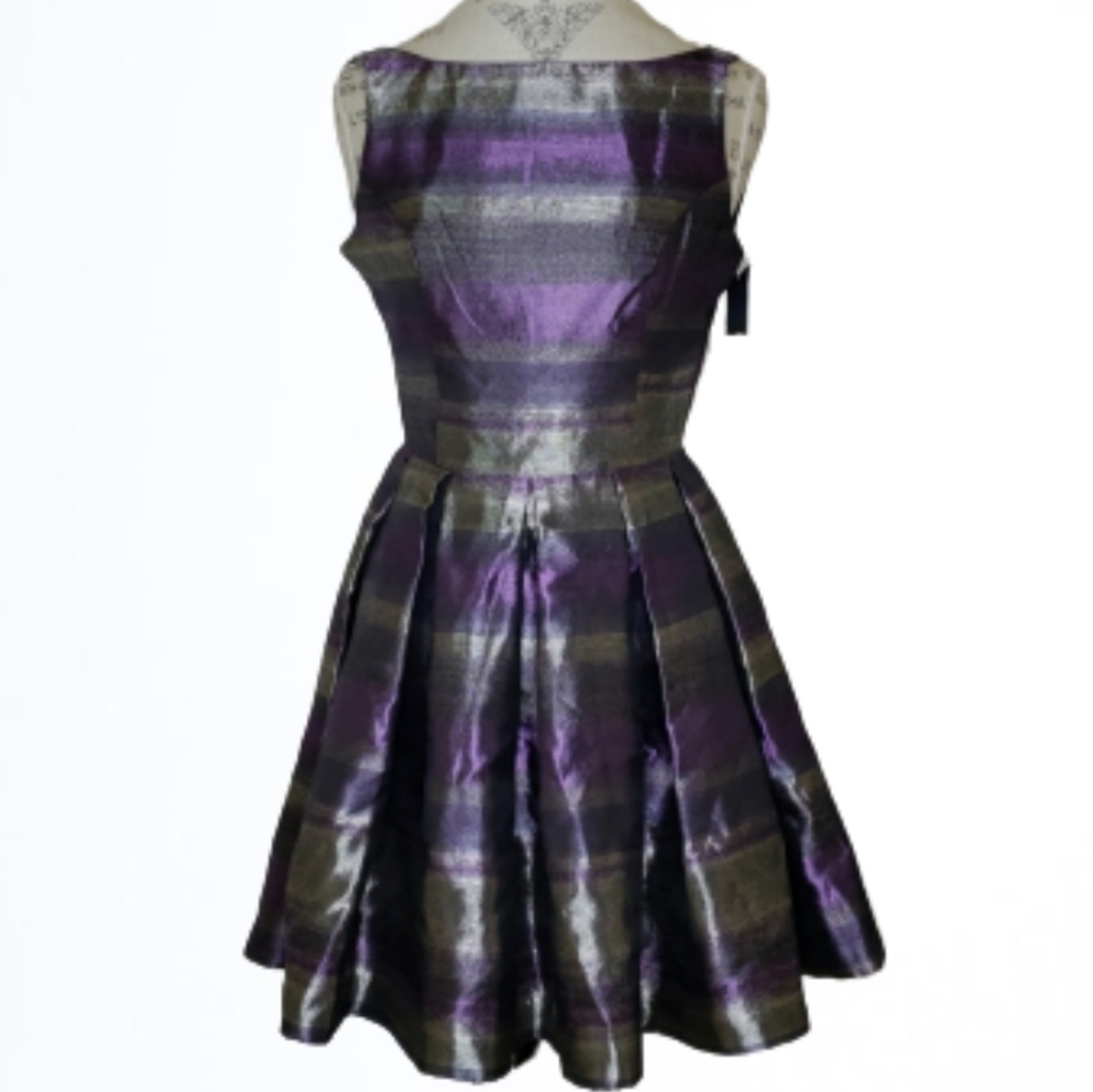 BB Dakota Jensine Metallic Formal Fit & Flare Dress Size 0